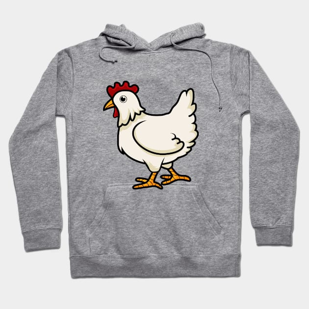 Chicken Cartoon Hoodie by MyBeautifulFiles